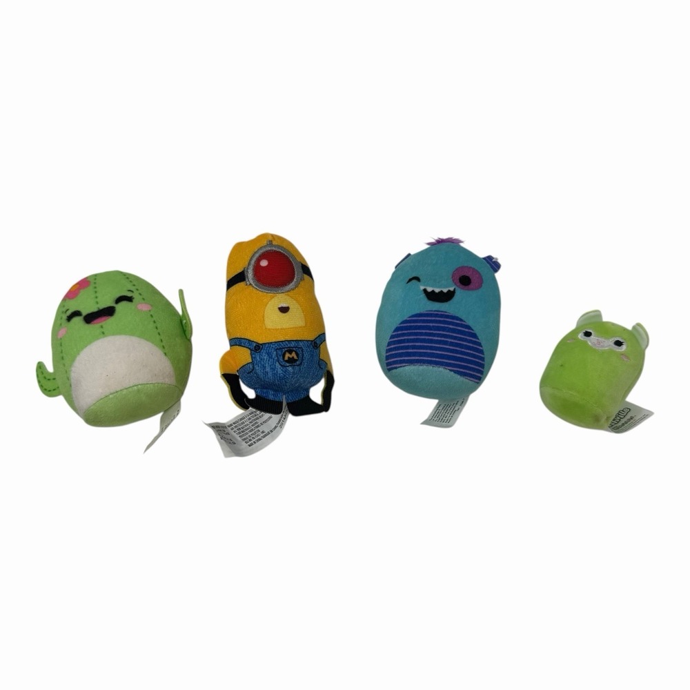 McDonalds Squishmallows Happy Meal Toys‎ & Other Plush Minis Lot of (4)